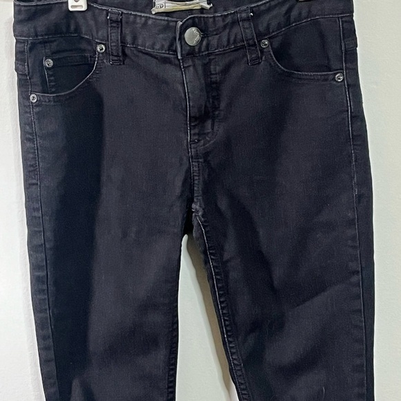 Free People Black Distressed Jeans Sz 25 - Picture 2 of 8